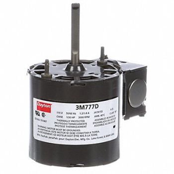 DAYTON Motor 1/30 HP 3000 rpm 3.3 115V, 3M777