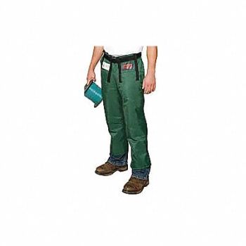 ELVEX Chain Saw Chaps Green Nylon, 3MAG6