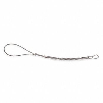 GRAINGER APPROVED Safety Cable 38 L Steel 1/4 Dia, 3MC07