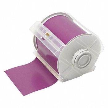 BRADY F0283 Tape Purple 100 ft L 4 in W, 3ME35