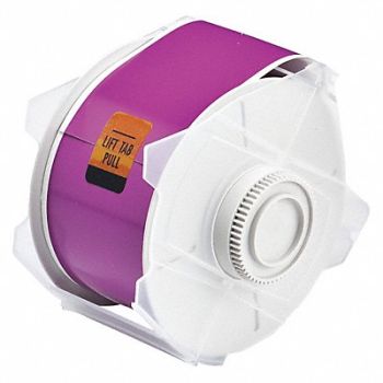 BRADY F0284 Tape Purple 100 ft L 2-1/4 in W, 3ME36