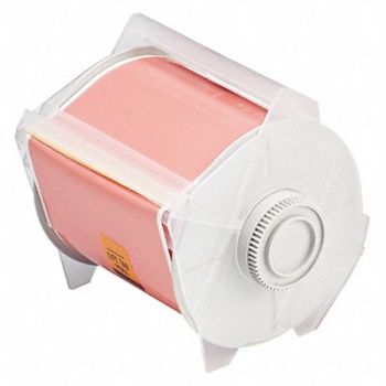 BRADY F0283 Tape Pink 100 ft L 4 in W, 3ME43