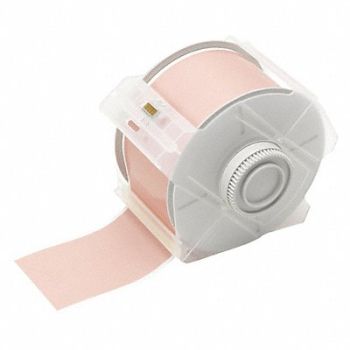 BRADY F0284 Tape Pink 100 ft L 2-1/4 in W, 3ME44