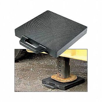 BUYERS PRODUCTS Outrigger Pad 18 x18 x 2 In., 3MHD8