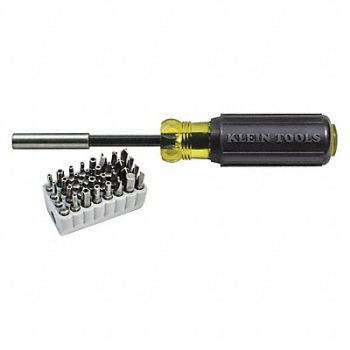 KLEIN TOOLS Multi-Bit Screwdriver NumBits 32, 3MJA8