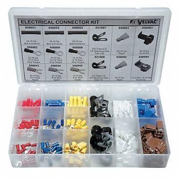 VELVAC Crimp Conn Kit Cu Vinyl 22 AWG 10 AWG, 3MJY9