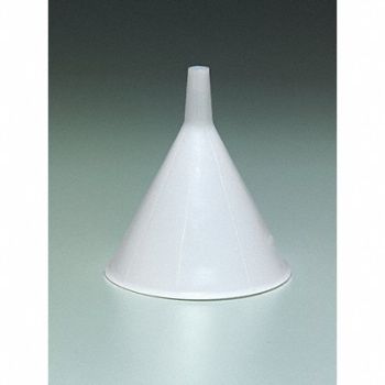 GRAINGER APPROVED Short-Stem Funnel 300mL HDPE PK12, 3MKX3