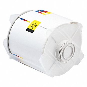 BRADY RTK Label Red/Blue/Yellow/White Vinyl, 3MU35