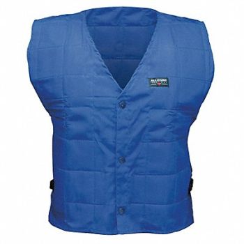 ALLEGRO D2428 Cooling Vest Blue 24 to 72 hr XL, 3MUG5
