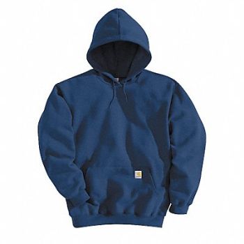 CARHARTT Hooded Swtshrt Navy 50Cotton/50PET M, 3MUN2