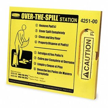 RUBBERMAID COMMERCIAL PRODUCTS Over-the-Spill Station Kit Universal, 3NB37