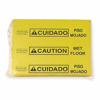 RUBBERMAID COMMERCIAL PRODUCTS Absorbent Pad Universal Yellow PK25, 3NB39