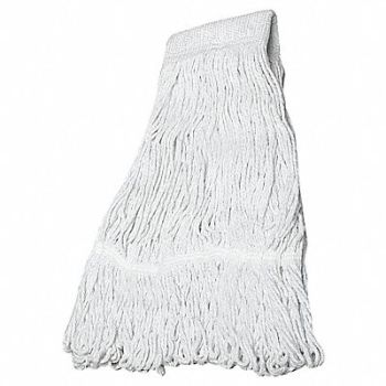 ABILITY ONE Wet Mop White Acrylic/Nylon/Rayon/PET, 3NB99