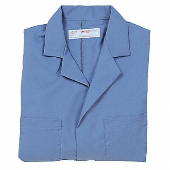VF IMAGEWEAR Collared Lab Coat XL Navy, 3NDH6