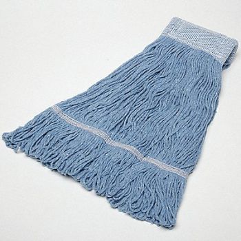 ABILITY ONE Wet Mop Blue Acrylic/Nylon/Rayon/PET, 3NE10