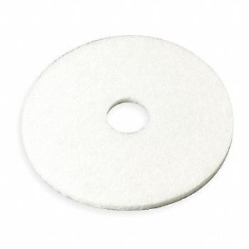 ABILITY ONE Polishing Pad 20 In White PK5, 3NE28