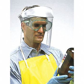 OBERON COMPANY Faceshield Adapter Kit Polycarbonate, 3NER9