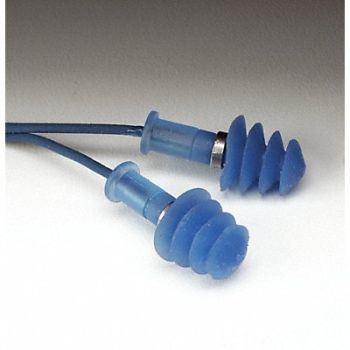 HONEYWELL HOWARD LEIGHT Ear Plugs Corded Flanged 25dB PK100, 3NHC2