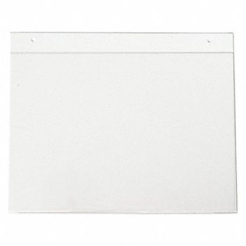 BRADY Sign Holder Wall 14x10 Acrylic Clear, 3NJW9