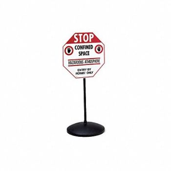 ACCUFORM Cast Iron Base w/Steel Post 4 ft Post L, 3NKF2