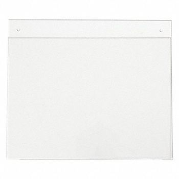 BRADY Sign Holder Wall 12x9 Acrylic Clear, 3NKG5