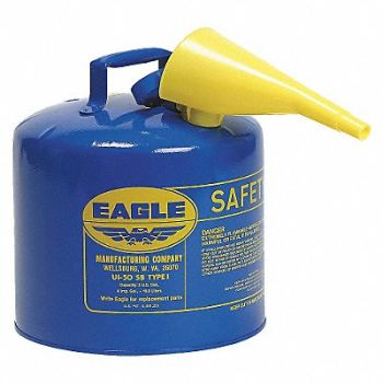 EAGLE Type I Safety Can 5 gal Blue, 3NKR4