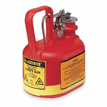 JUSTRITE Type I Safety Can 1/2 gal Red, 3NKT3
