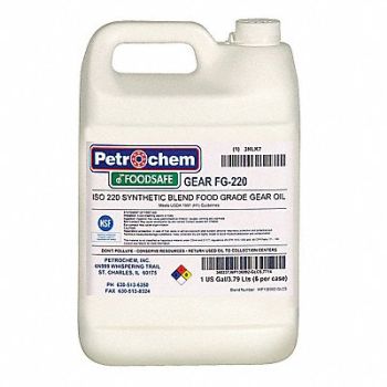 PETROCHEM Gear Lubricant 1 gal Visc 220, 3NLK7