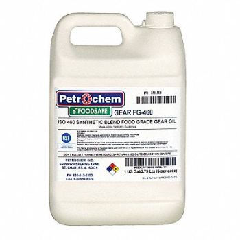 PETROCHEM Food Grade SemiSyn Gear Oil ISO 460, 3NLK9