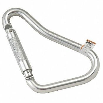 HONEYWELL MILLER Carabiner Pear Silver, 36WA17