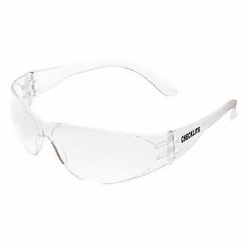 MCR SAFETY Safety Glasses Clear, 9CT05