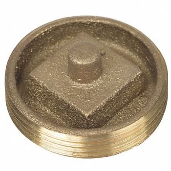 OATEY Cleanout Plug 4 Brass, 3NWX1