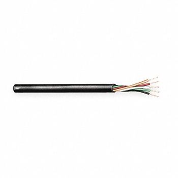 CAROL Sprinkler Wire 5 Cond 18AWG 500ft Blk, 3NXN5