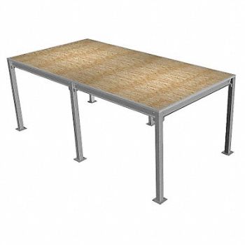 PORTA-KING Platform Mzznn 9 ftx24 ftx12 ft, 3NYG2