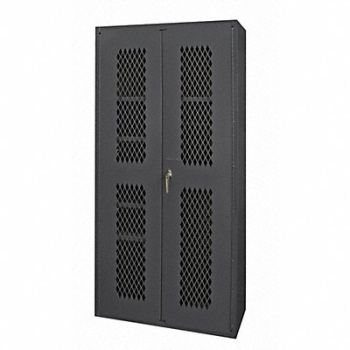 DURHAM MFG Storage Cabinet 84 x36 x24 Gray 5Shlv, 3NYK8