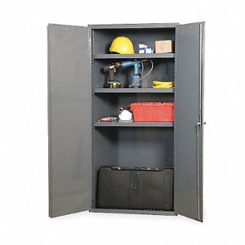 DURHAM MFG Storage Cabinet 72 x36 x24 Gray 3Shlv, 3NYL7