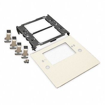 LEGRAND Device Plate Ivory Steel Plates, 3NYP6