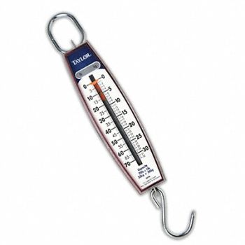 TAYLOR Hanging Scale Linear 32kg/70 lb.Cap, 3NZH5