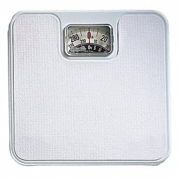 TAYLOR Bath Scale Mechanical 136kg/300 lb Cap, 3NZN7