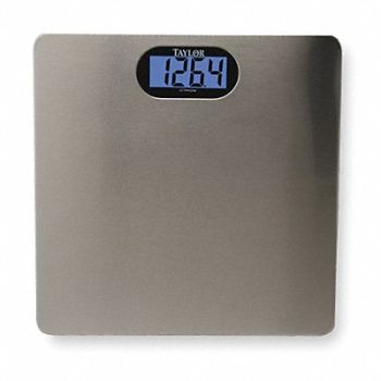 TAYLOR Bath Scale Digital 180kg/400 lb Cap, 3NZP8