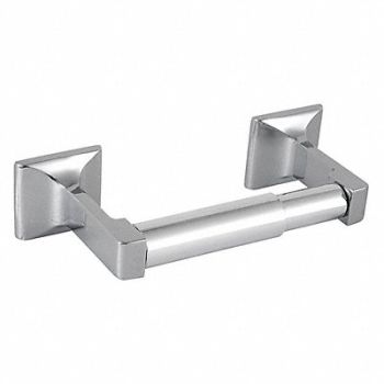 TOUGH GUY Toilet Paper Holder (1) Roll Polished, 3P895