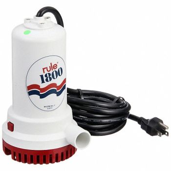 RULE Plug-In Utility Pump 1/6 HP 110VAC, 3P992