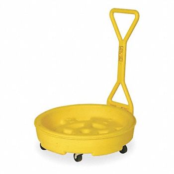 EAGLE Mobile Drum Spill Dolly 12 Gal, 3PA33