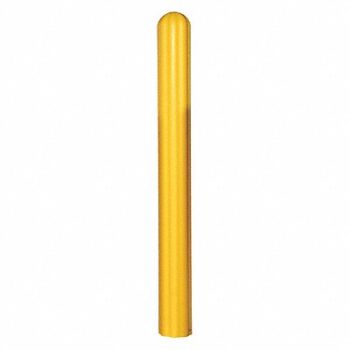 GRAINGER APPROVED F0487 Bollard Cover 8 In Dia 57 In H Yellow, 3PB85