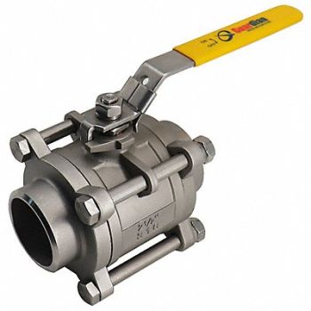 GRAINGER APPROVED Ball Valve Full 4 Size 1000 psi 2-Way, 796AA4
