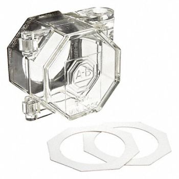 BRADY Push Button Lockout Clear 3/16 In Dia., 3PDE5