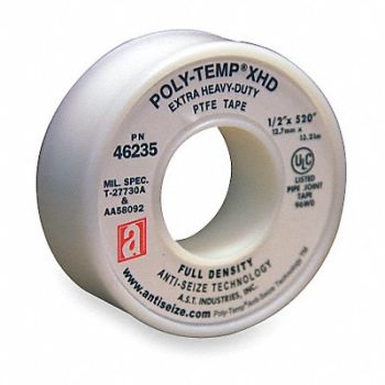 ANTI-SEIZE TECHNOLOGY Thread Sealant Tape 1/2 W White, 3PDL2