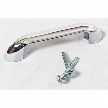 ASI GLOBAL PARTITIONS Door Pull Zinc Bright, 3PEN1