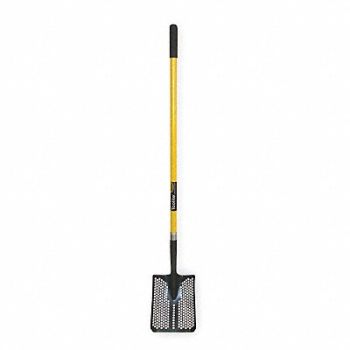 SEYMOUR MIDWEST TOOLITE Mud/Sifting Square Shovel 48 in Handle, 3PGD4