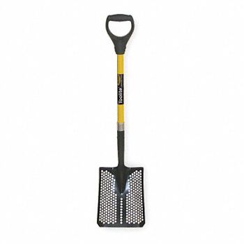 SEYMOUR MIDWEST TOOLITE Mud/Sifting Square Shovel 29 in Handle, 3PGD6